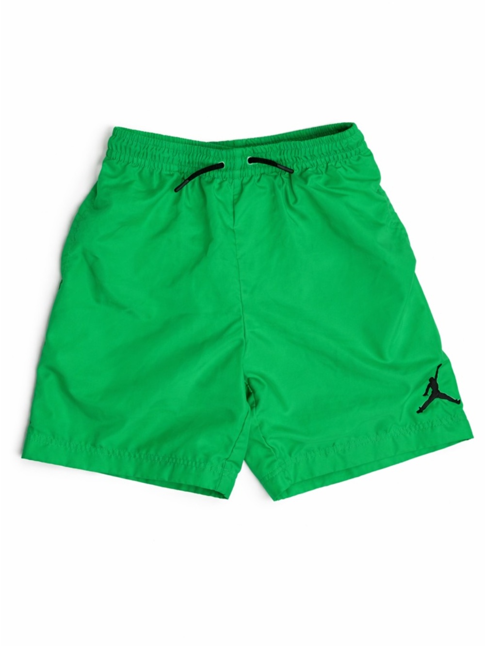 Jordan Kids Bright Green Athletic Shorts with Black Logo